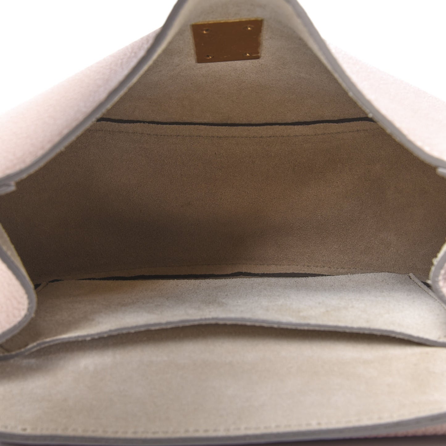 Grained Lambskin Drew Shoulder Bag Cement Pink
