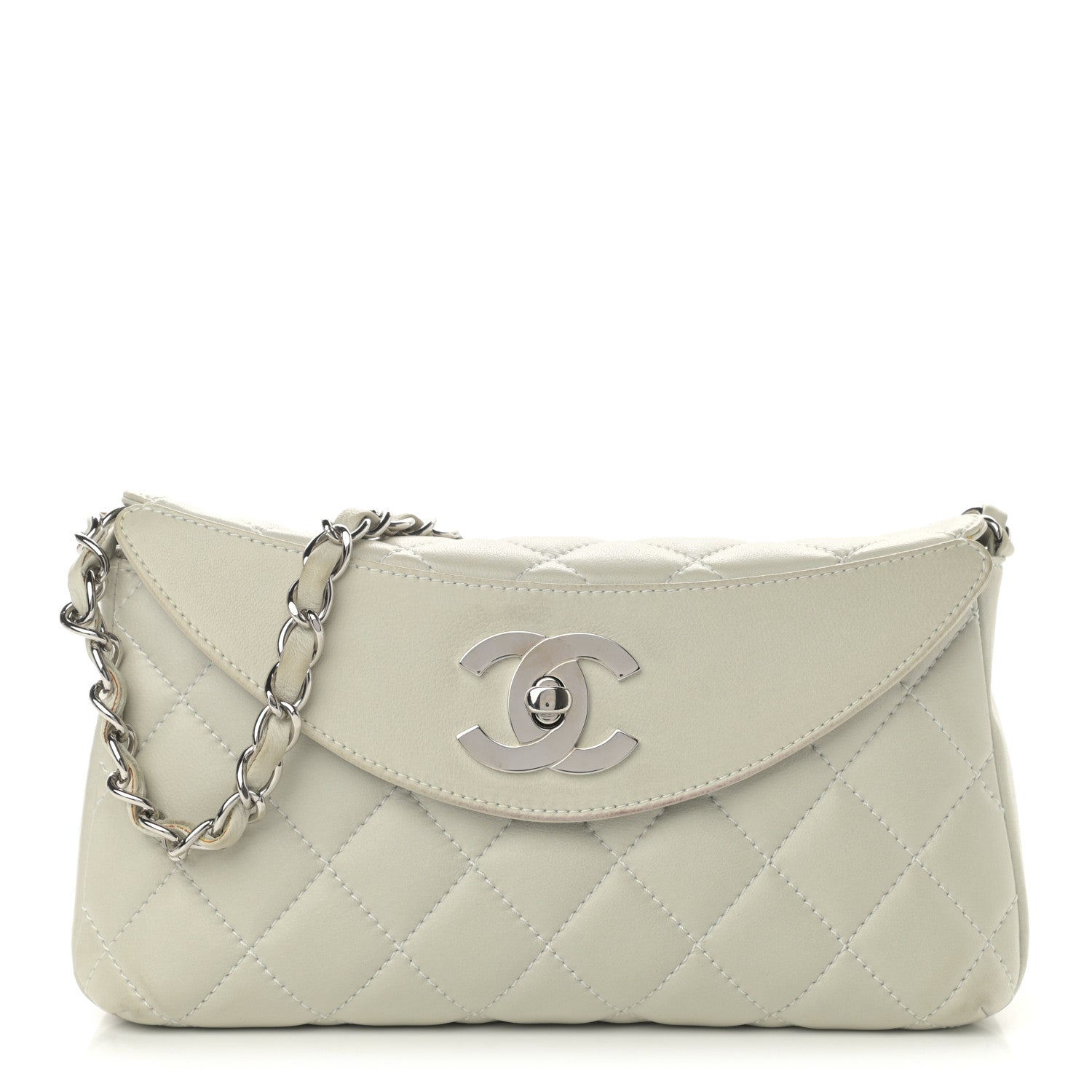 Chanel Lambskin Quilted Small Single Flap Bag Violet Clair 1 of 16