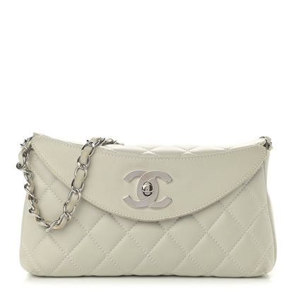 Chanel Lambskin Quilted Small Single Flap Bag Violet Clair 1 of 16