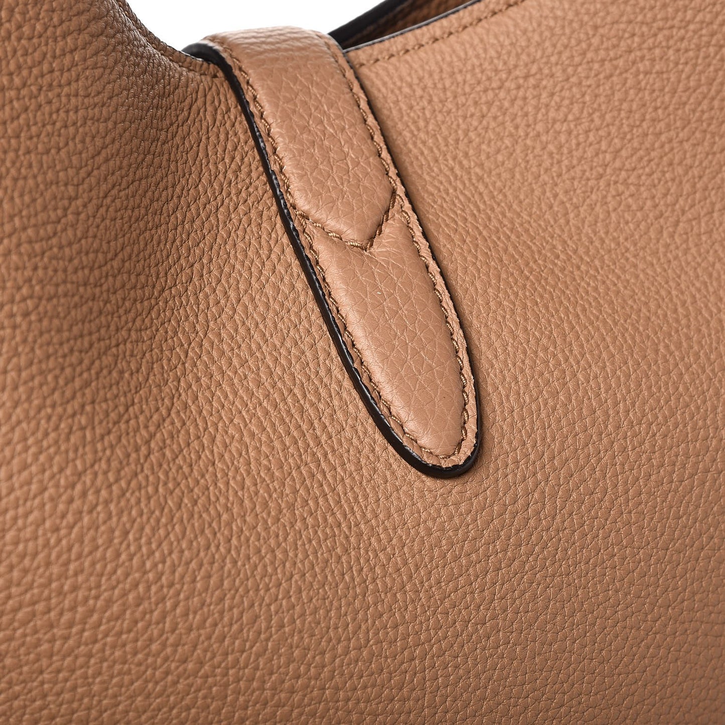 Soft Grained Calfskin Large Jackie Hobo Classic Camel