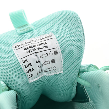 Balenciaga Rubber Mesh Fabric Monocolor Recycled Sole Womens Track Sneakers 40 Mint 9 of 13