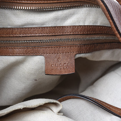 Gucci Pebbled Calfskin Medium Miss GG Top Handle Bag Light Cuir 6 of 16