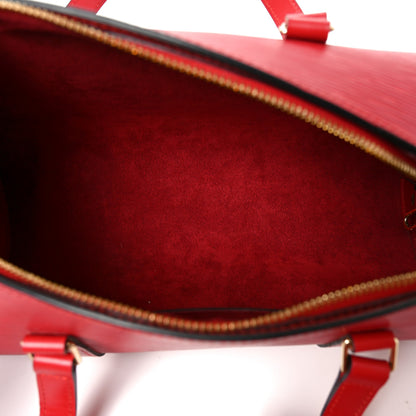 Louis Vuitton Epi Soufflot Castillan Red 6 of 10
