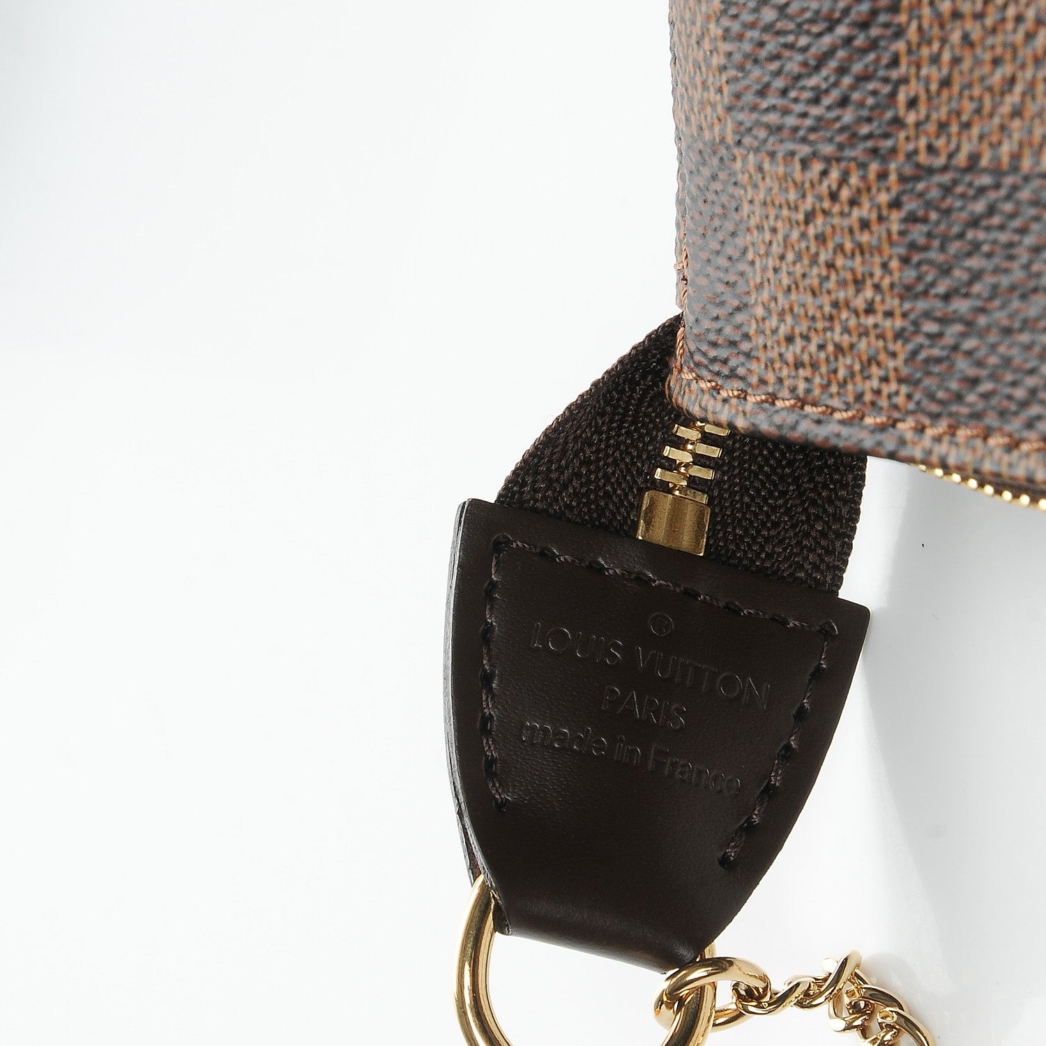 Louis Vuitton Damier Ebene Mini Pochette Accessories 6 of 8