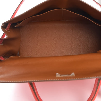 Hermes Epsom Verso Kelly Retourne 35 Rose Jaipur Gold 6 of 32