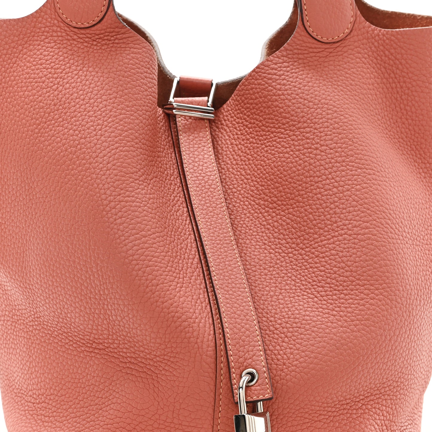 Taurillon Clemence Picotin Lock 26 GM Rose Thè