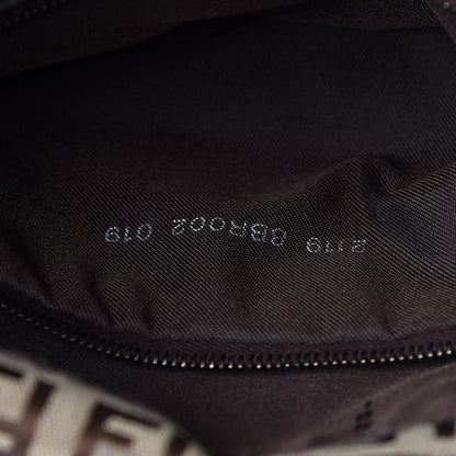 Fendi Zucchino Baguette Dark Brown 7 of 9