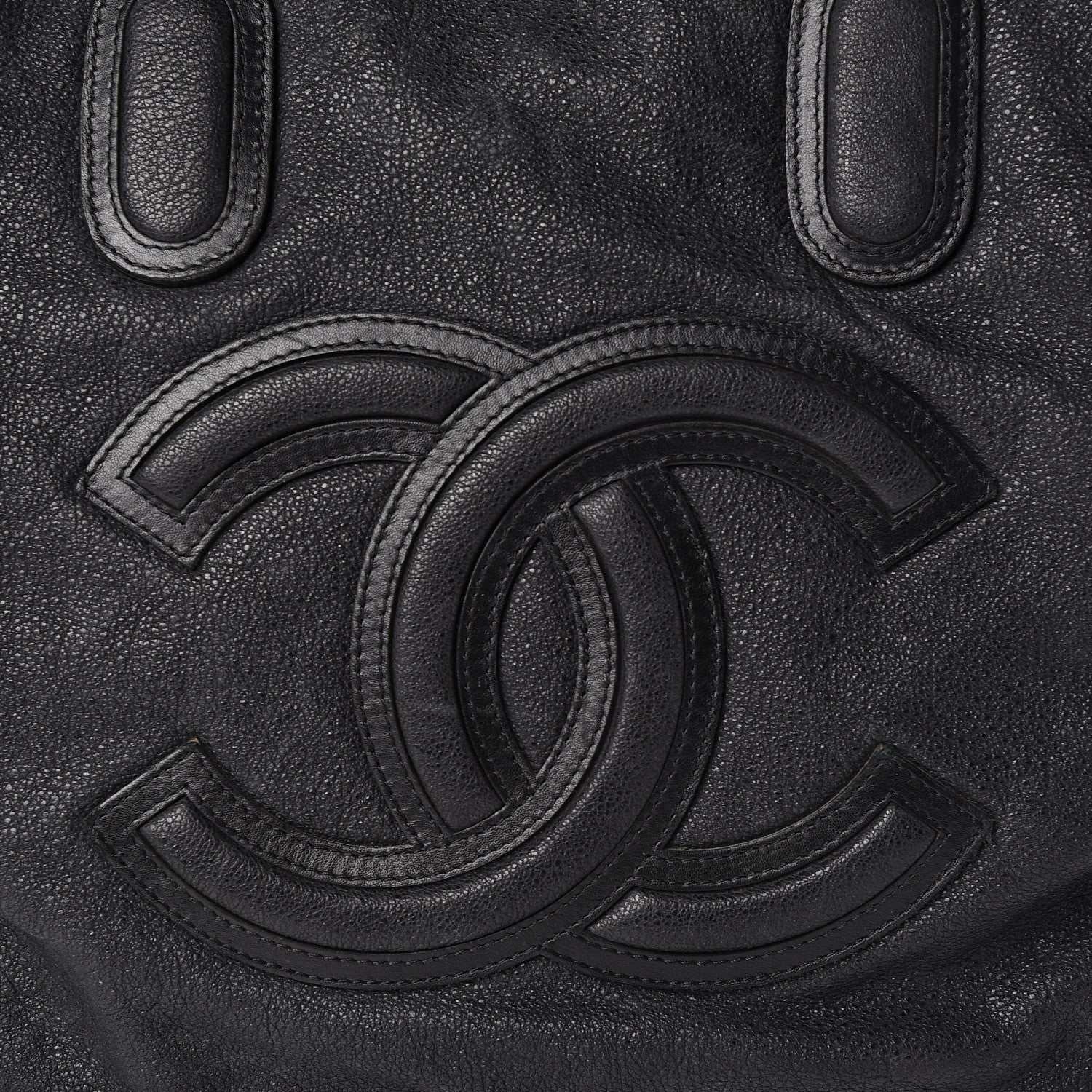 Chanel Washed Calfskin Tote Black 8 of 15