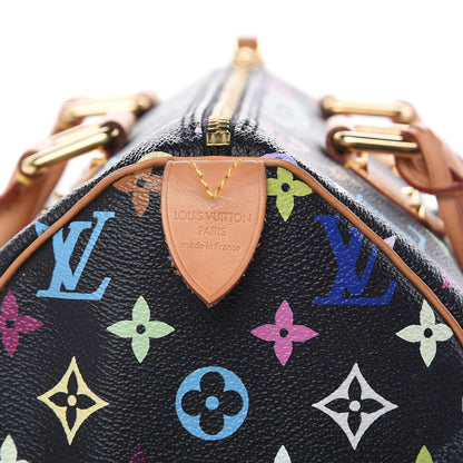 Louis Vuitton Monogram Multicolor Speedy 30 Black 8 of 15