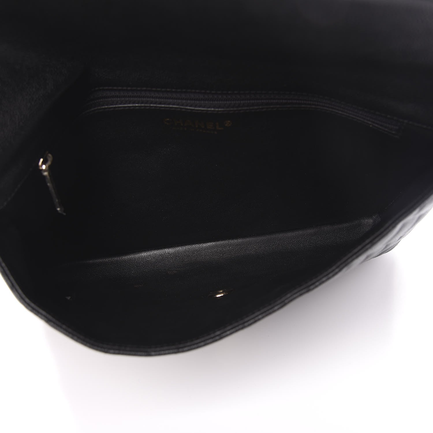 Chanel Caviar Quilted Flap Clutch Black 5 of 7