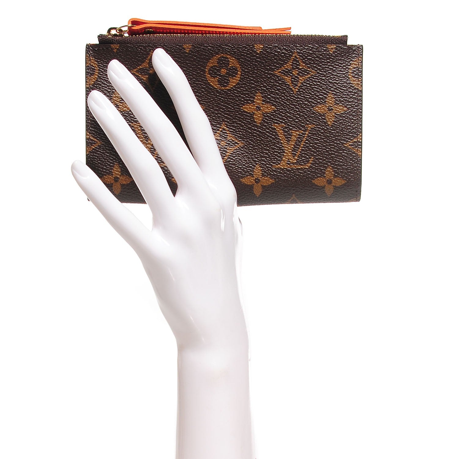 Louis Vuitton Monogram Compact Adele Wallet Piment 2 of 8