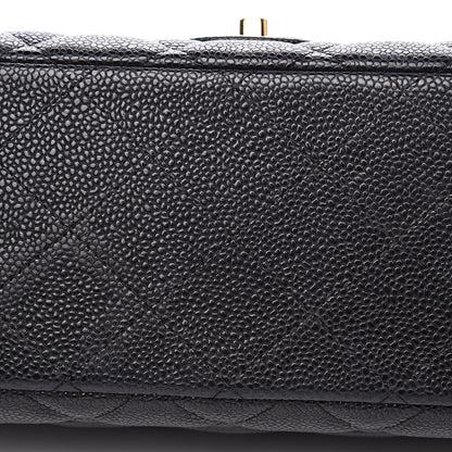 Chanel Caviar Quilted Maxi Double Flap Black 11 of 17
