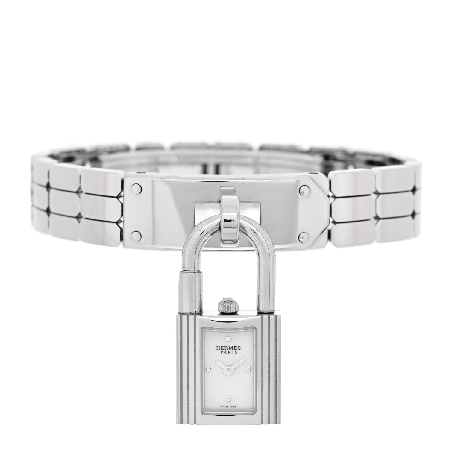 Hermes Stainless Steel 16mm Kelly Quartz Watch 2 of 5