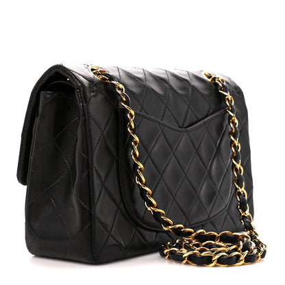 Chanel Lambskin Quilted Small Double Flap Black 3 of 11