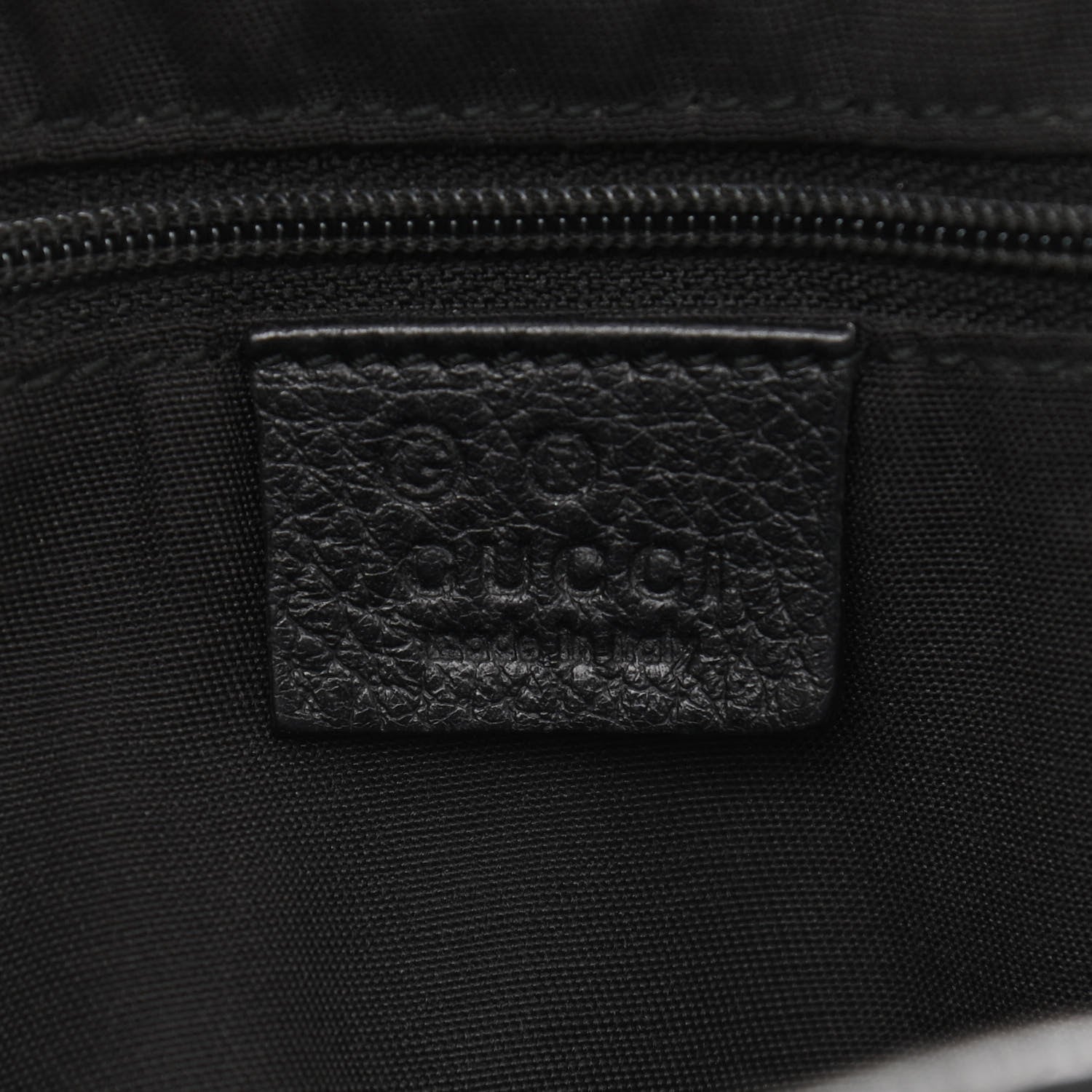 Gucci Pebbled Calfskin Medium Abbey Convertible Tote Black 5 of 16