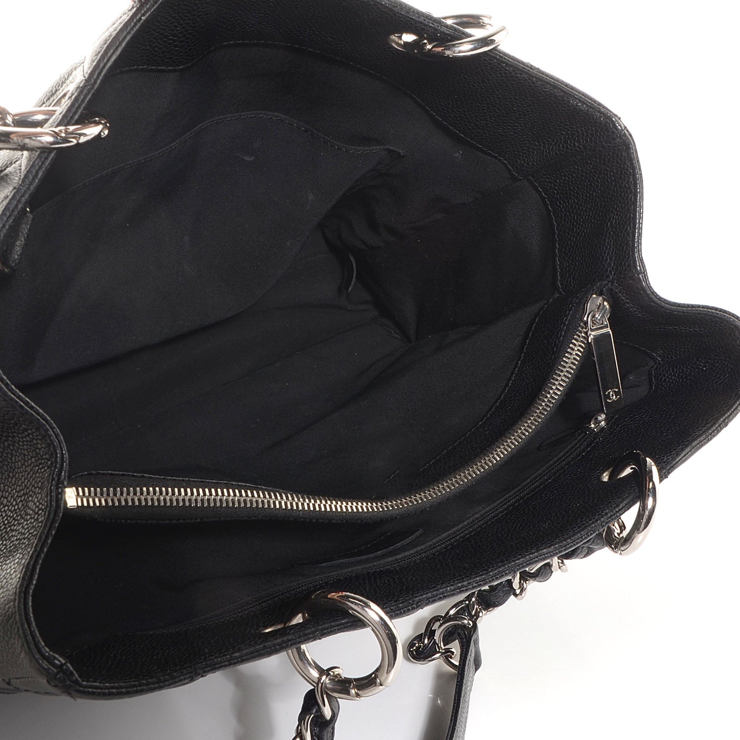 Chanel Caviar Grand Shopping Tote GST Black 5 of 8