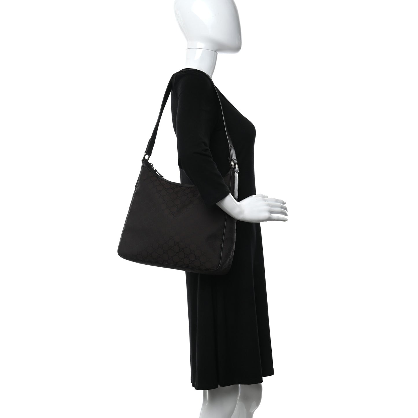 Canvas Shoulder Bag Brown