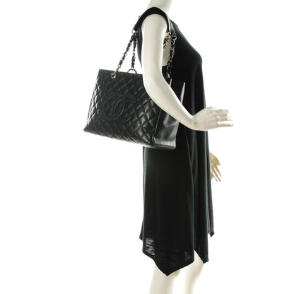 Chanel Caviar Quilted Grand Shopping Tote GST Black 2 of 7