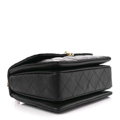 Chanel Caviar Quilted Coco First Flap Black 4 of 10