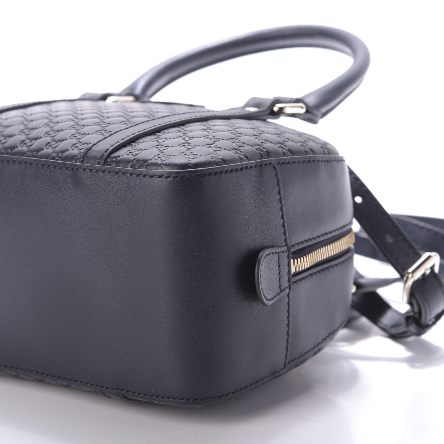 Soft Microguccissima Small Crossbody Bag Blue
