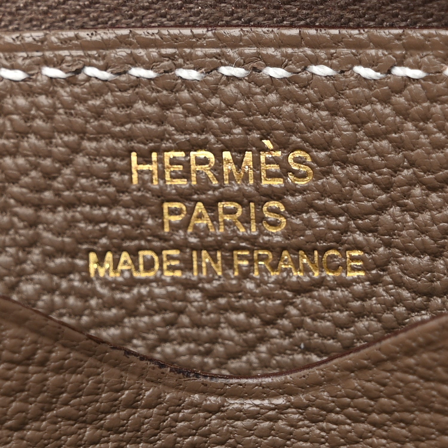 Hermes Evercolor Zipengo Chain D'Ancre Compact Cardholder Etoupe 6 of 9
