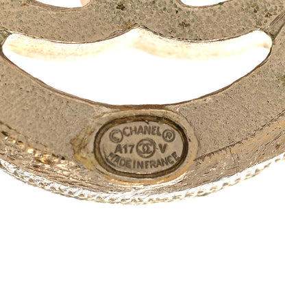 Chanel Pearl CC Round Earrings Gold 4 of 6