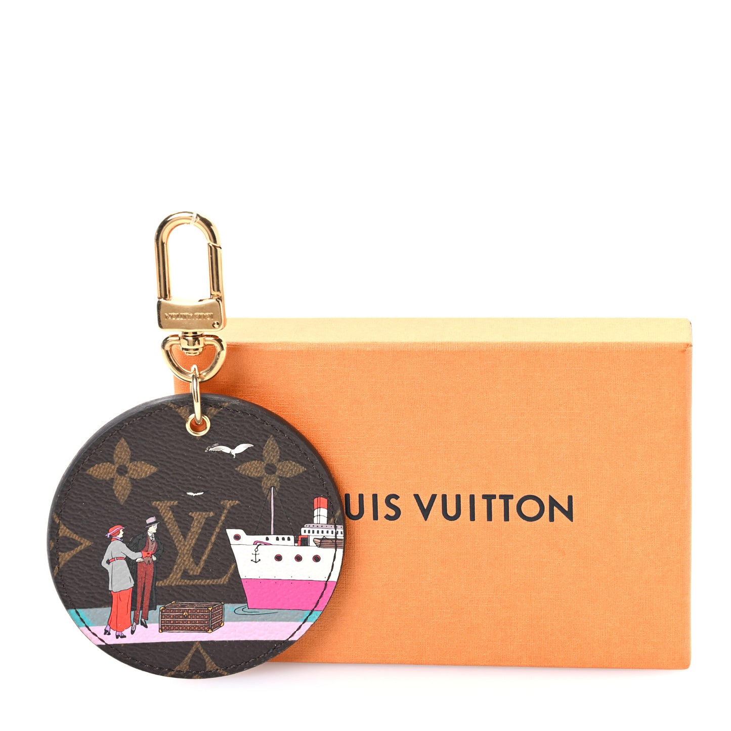 Monogram 2016 Christmas Animation Bag Charm Key Ring