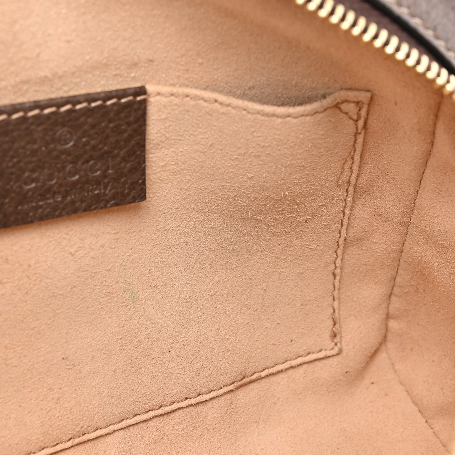 GG Supreme Monogram Web Mini Ophidia Shoulder Bag Brown