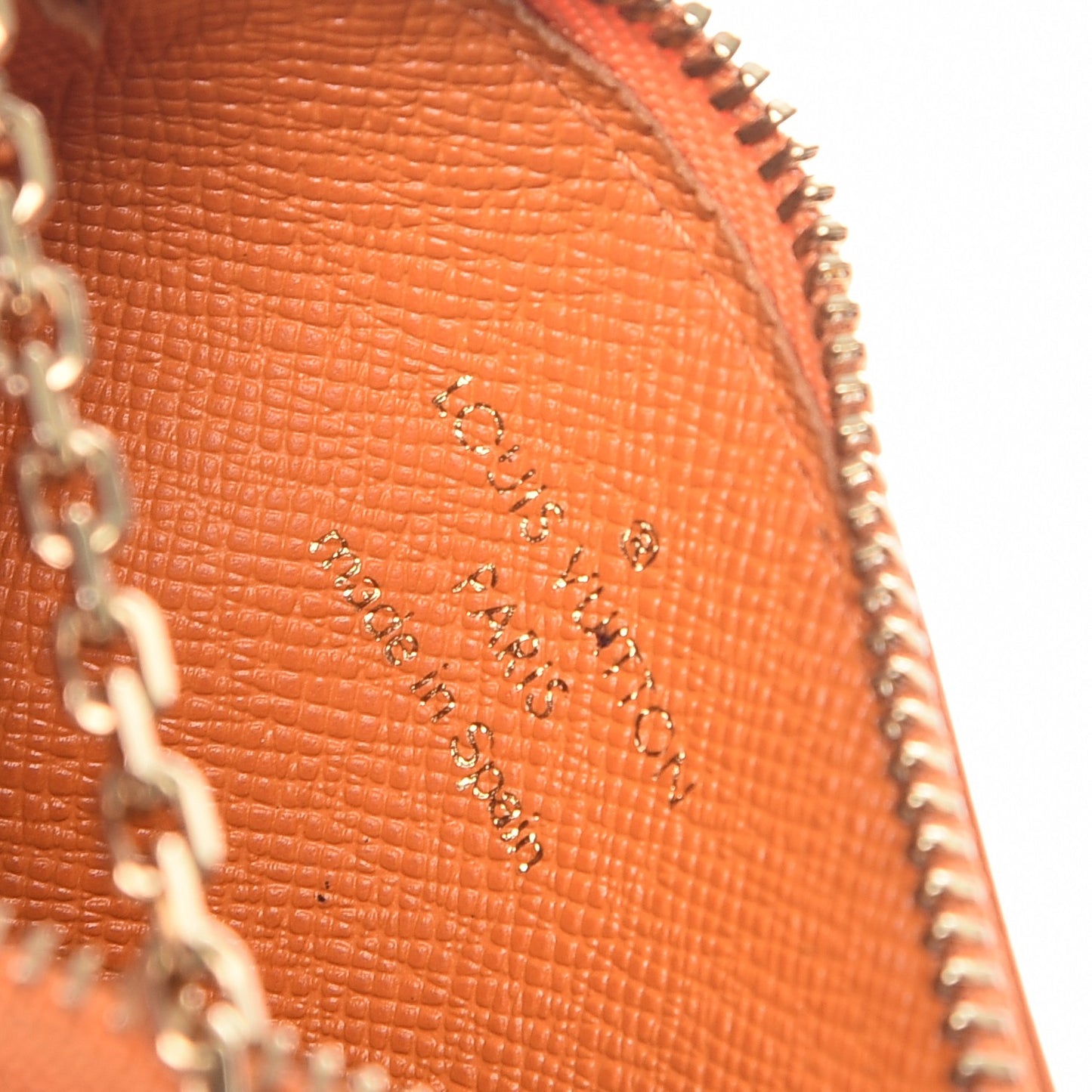 Epi Key Pouch Mandarin