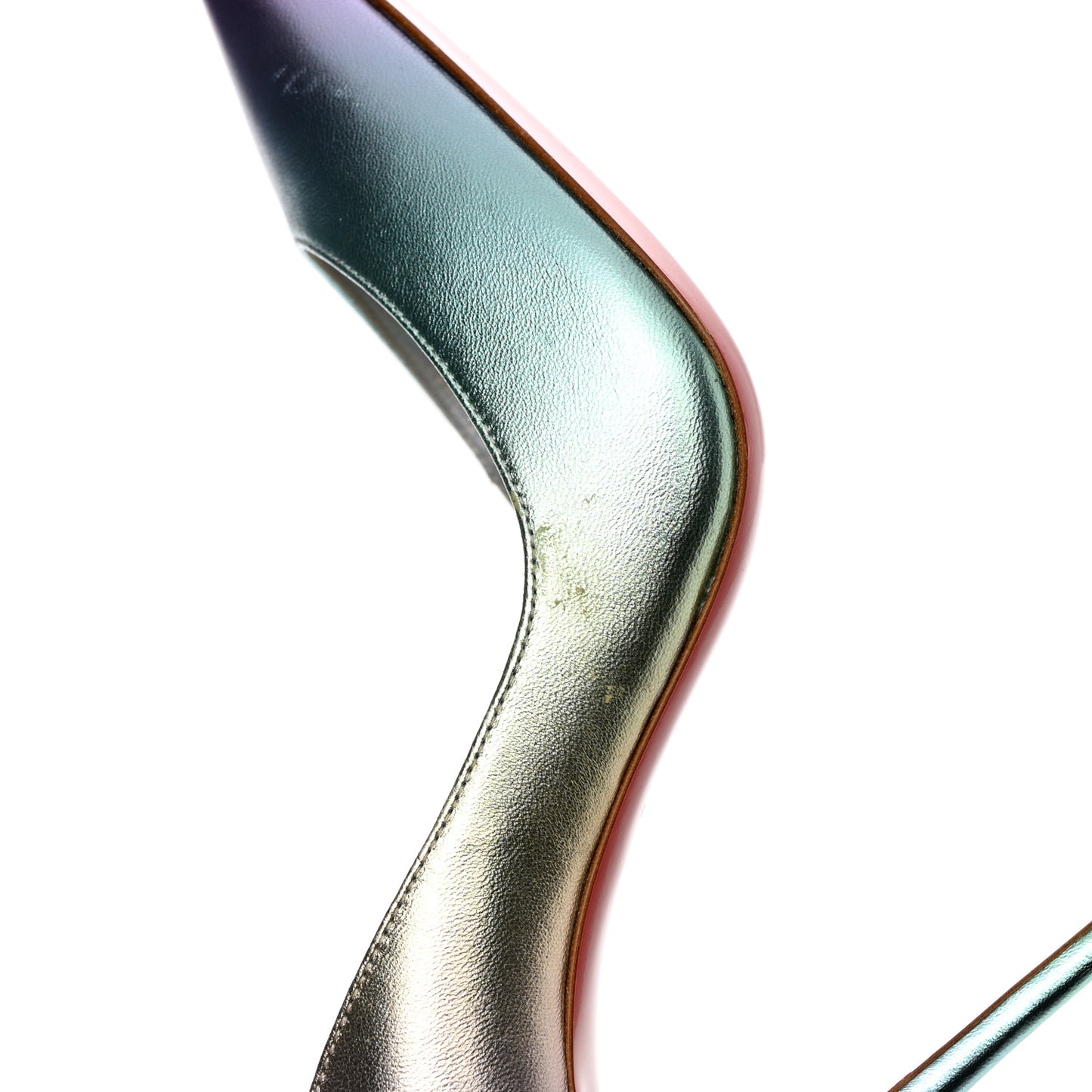 Iridescent Nappa Lam Licorne Iriza 100 Pumps 38 Multicolor