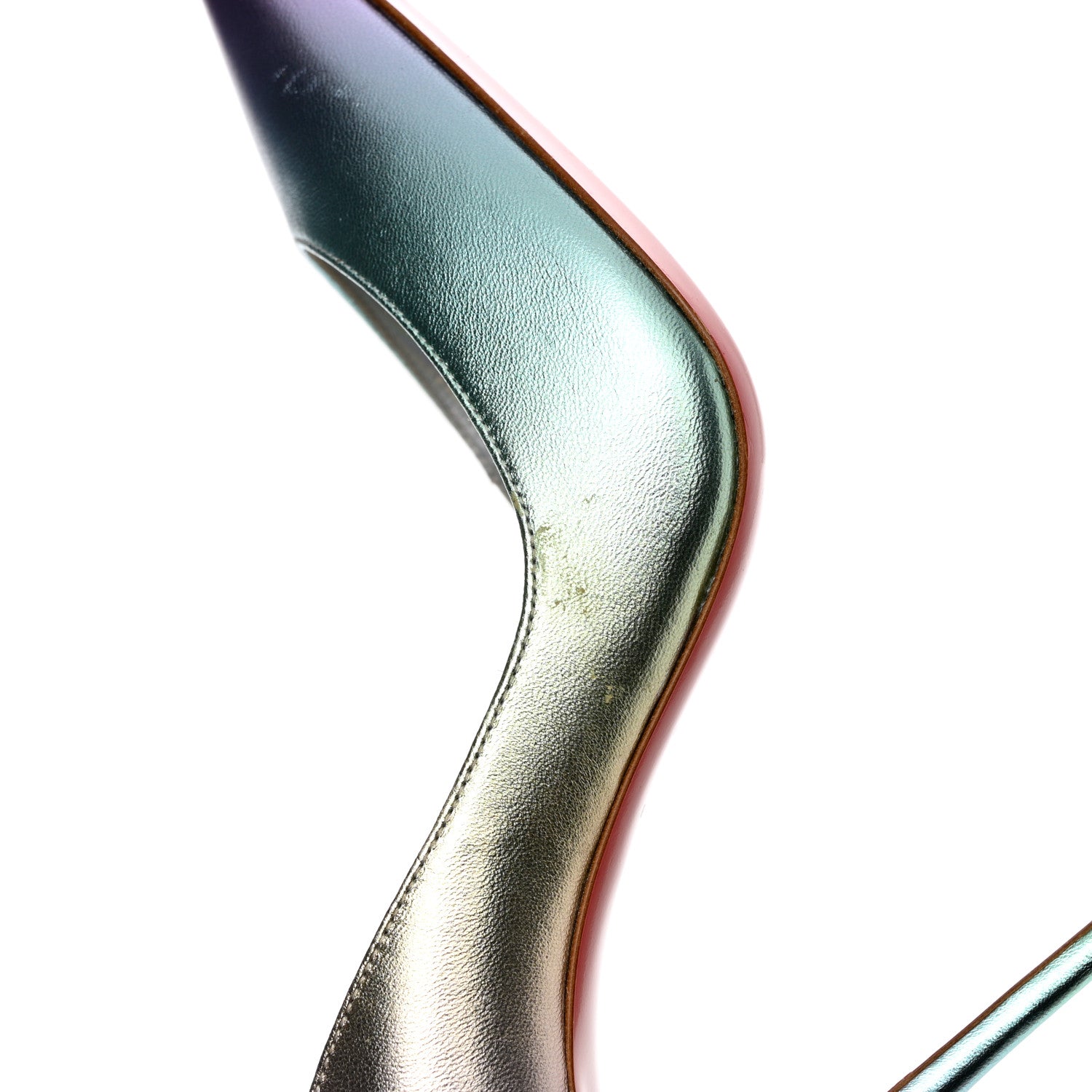 Christian Louboutin Iridescent Nappa Lam Licorne Iriza 100 Pumps 38 Multicolor 11 of 13