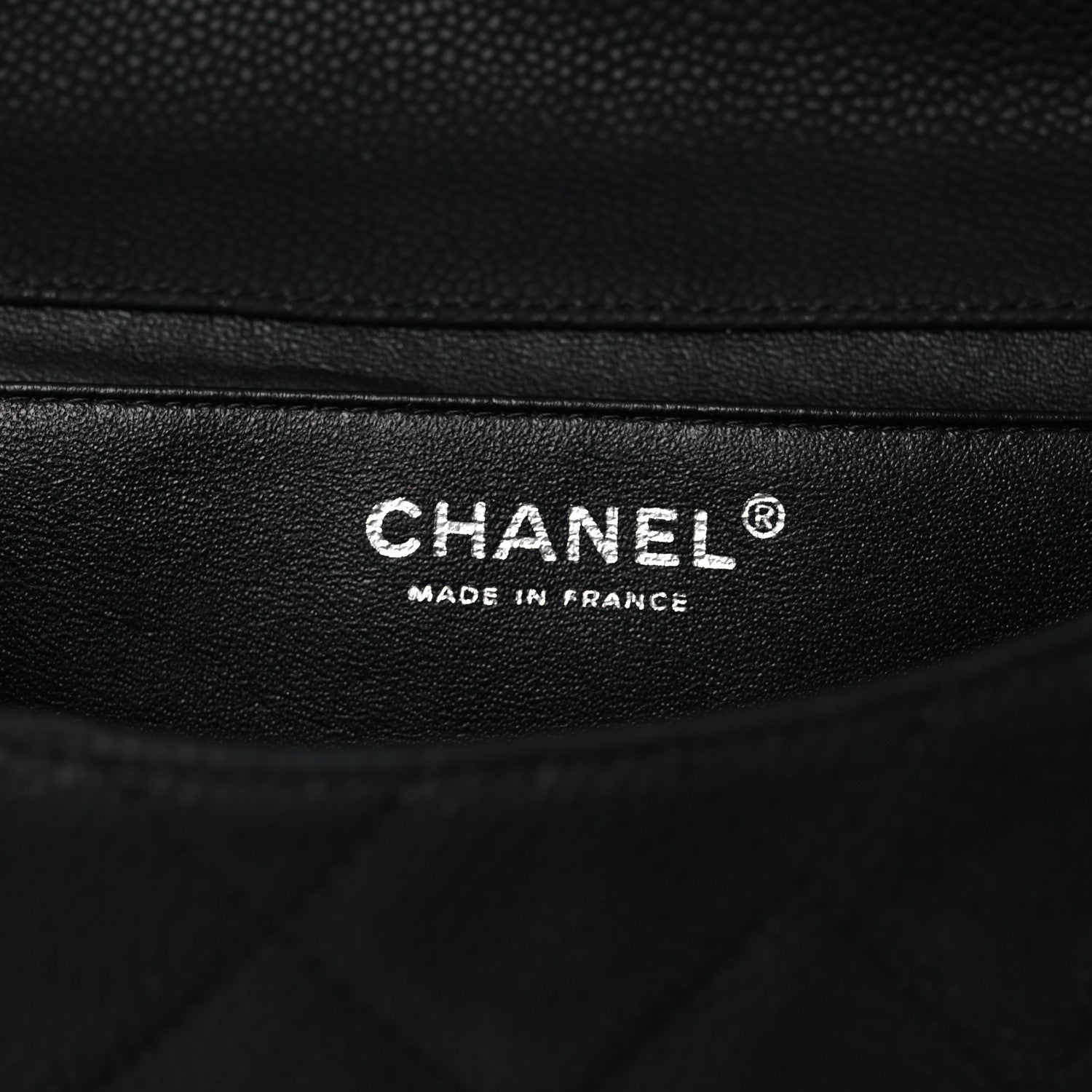 Chanel Iridescent Caviar Quilted Clutch With Chain Flap Black 6 of 12