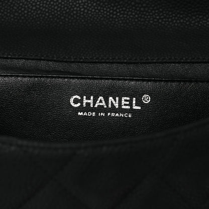 Chanel Iridescent Caviar Quilted Clutch With Chain Flap Black 6 of 12