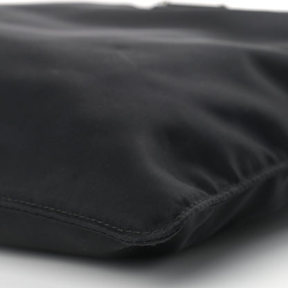 Prada Tessuto Nylon Saffiano Flat Messenger Bag Black 11 of 11