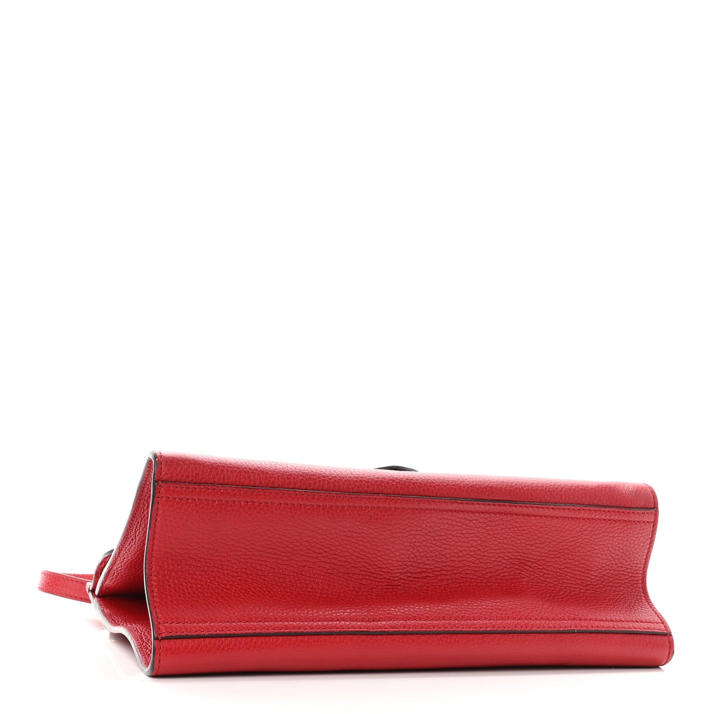 Calfskin Small GG Marmont Top Handle Bag Vulcanic Red