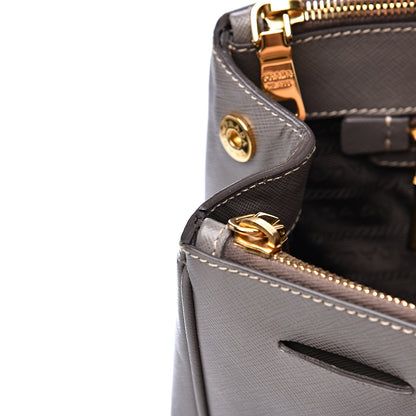 Prada Saffiano Large Galleria Double Zip Tote Argilla 7 of 16
