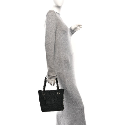 Chanel Persian Lamb Fur Tote Black 2 of 11