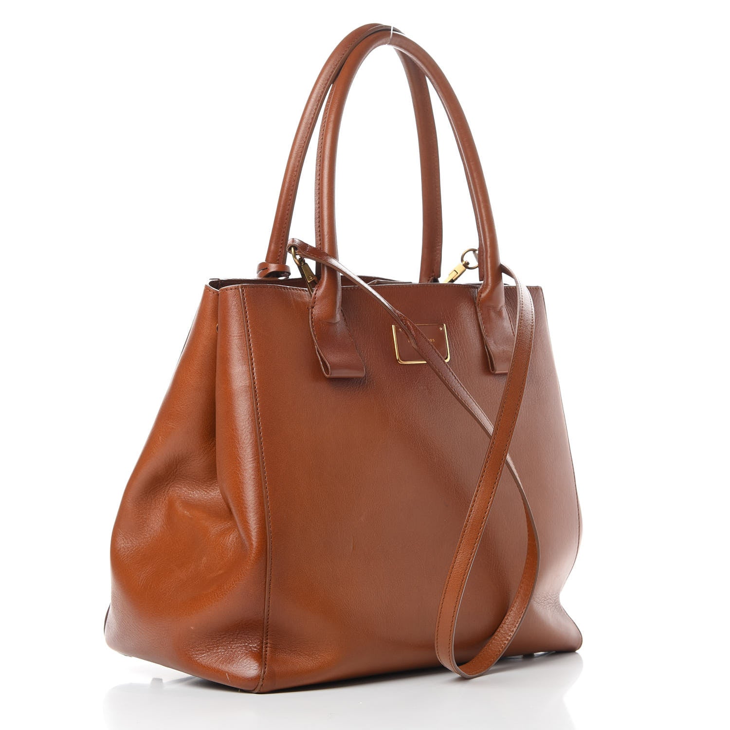 Marc Jacobs Calfskin Tote Cognac 3 of 24