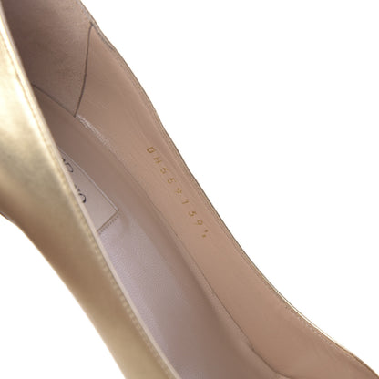 Valentino Garavani Metallic Nappa Rockstud New Plain 100mm Pumps 39.5 Gold 8 of 16