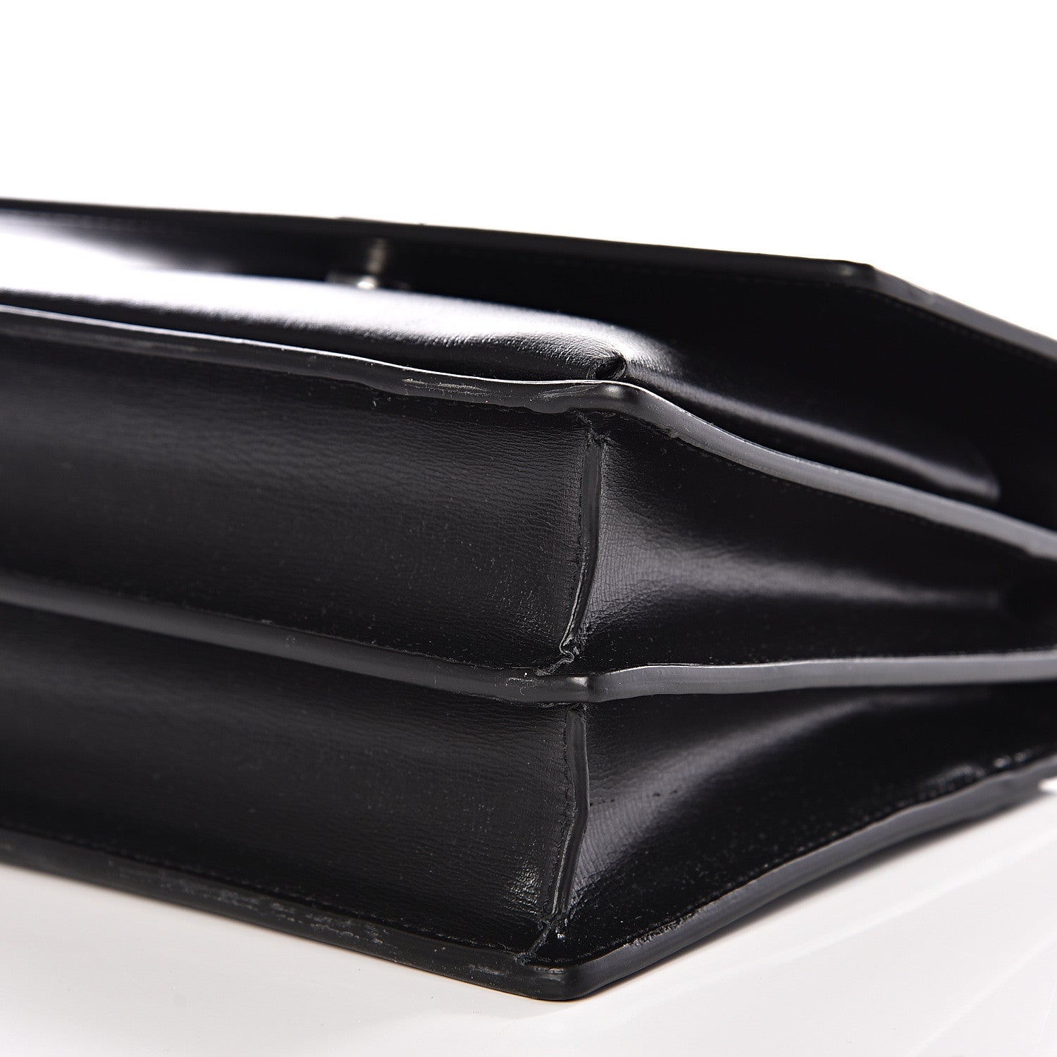 Saint Laurent Calfskin Medium Monogram Sunset Black 8 of 9