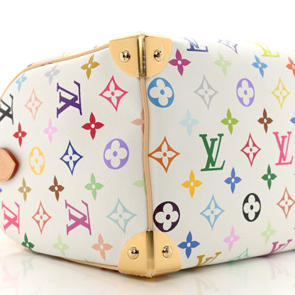 Louis Vuitton LV X TM Monogram Multicolor Speedy Bandouliere 25 White 8 of 9