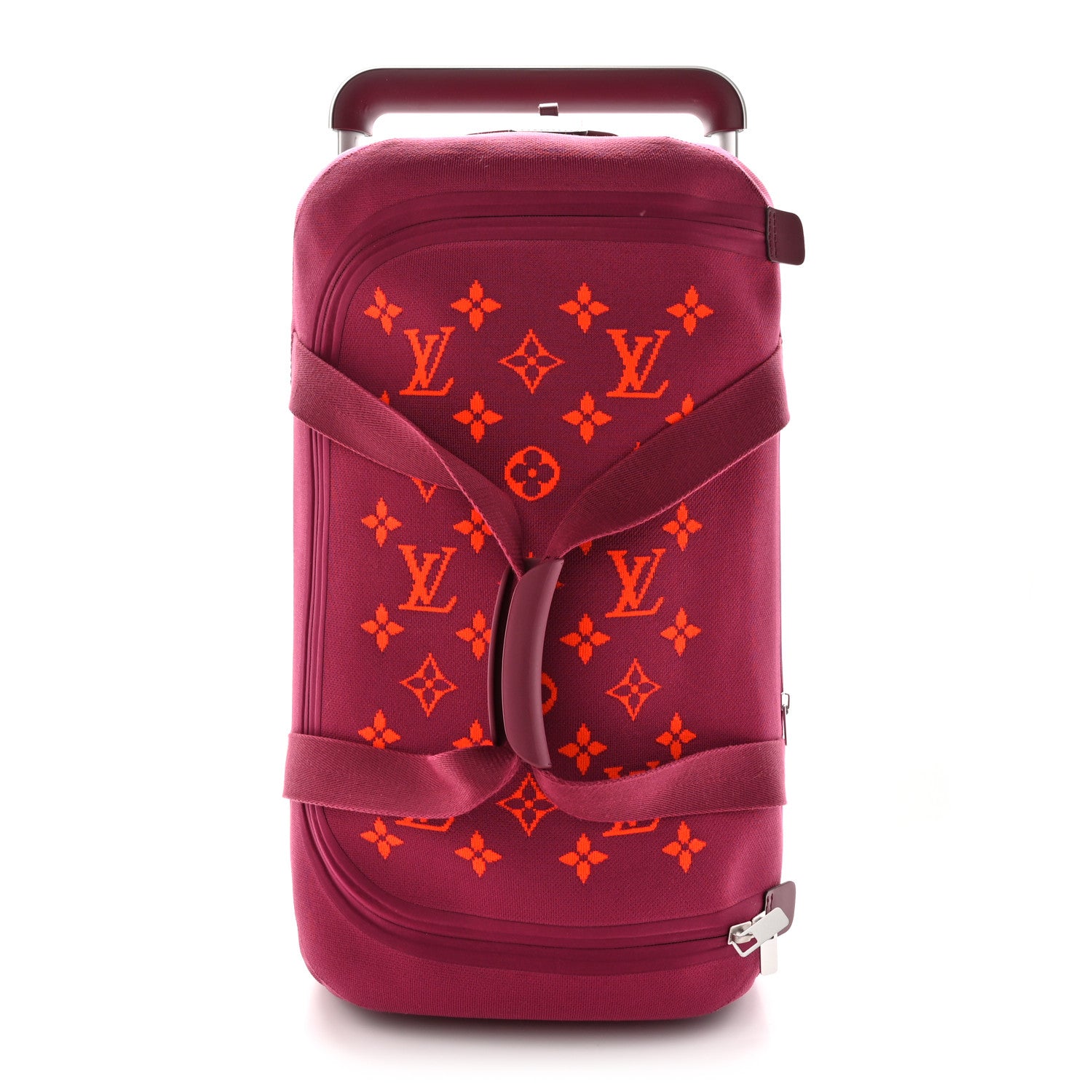 Louis Vuitton Knit Monogram Horizon Soft Duffle 55 Fuchsia 1 of 18