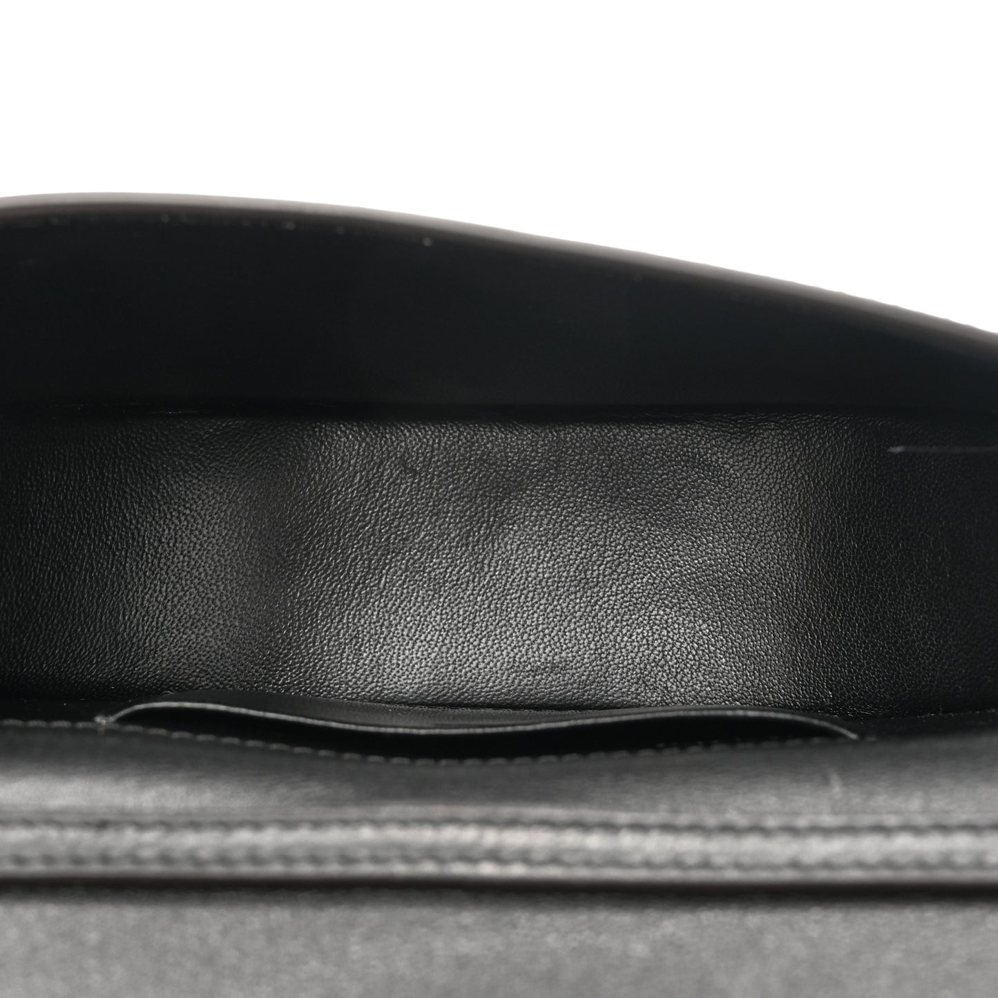 Calfskin Small Nile Bracelet Minaudiere Bag Black