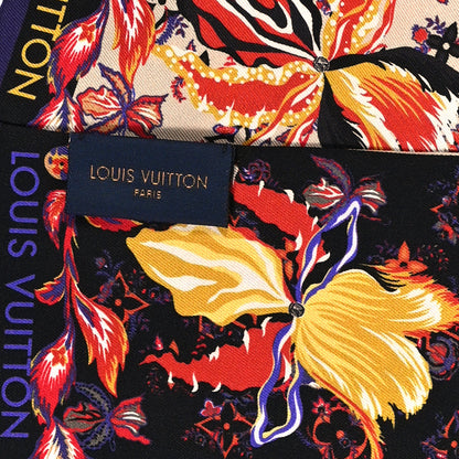 Louis Vuitton Silk Rendez-Vous Bandeau Blue Orange 3 of 4