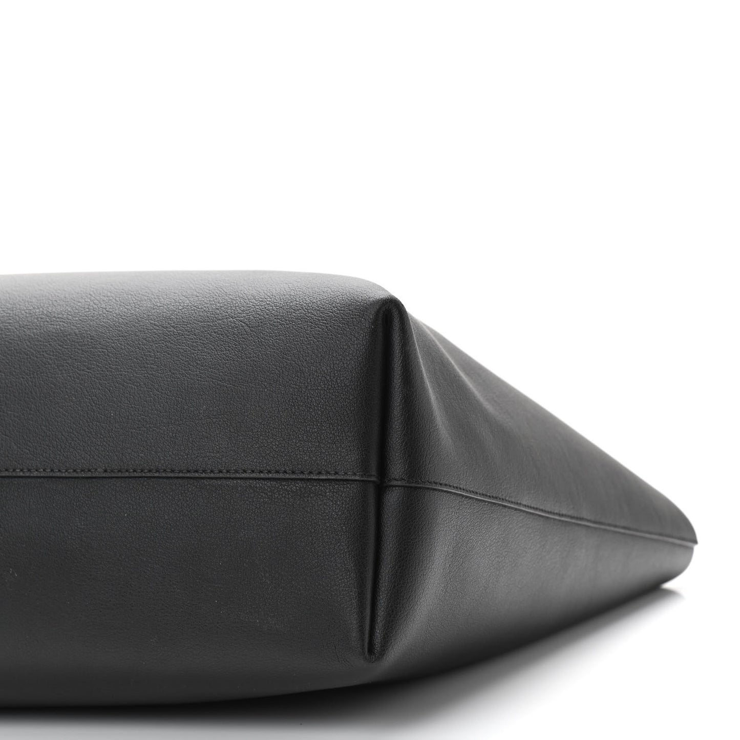 Calfskin Large Shopping Tote Black