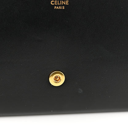 Celine Smooth Calfskin Tassels Wallet On Strap Black 11 of 11