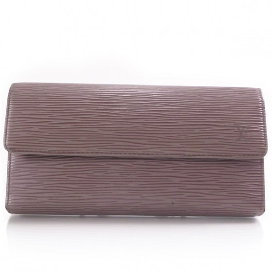 Epi Porte Tresor International Wallet LILAC