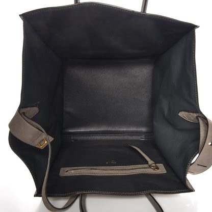 Celine Crocodile Embossed Nubuck Medium Phantom Luggage Grey 5 of 11