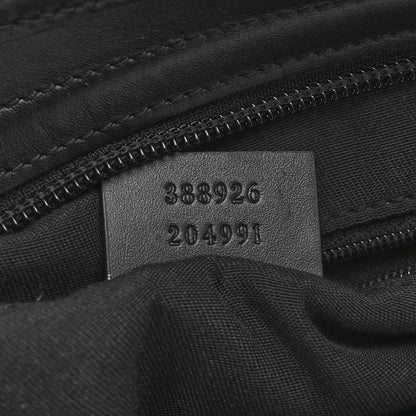 Gucci GG Monogram Web Flat Messenger Bag Black 7 of 10