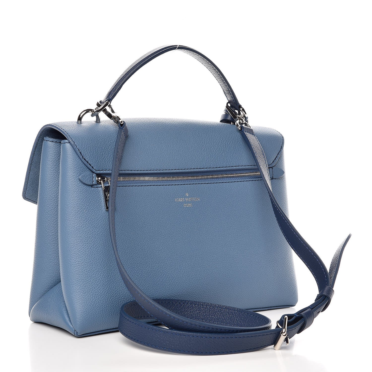 Louis Vuitton Soft Calfskin My Lockme Top Handle Bleuet Vanille 3 of 10